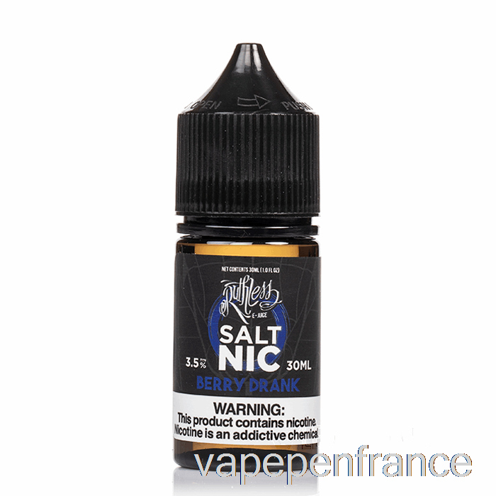 Baies Buvées - Sels Impitoyables - Stylo Vape 30 Ml 35 Mg